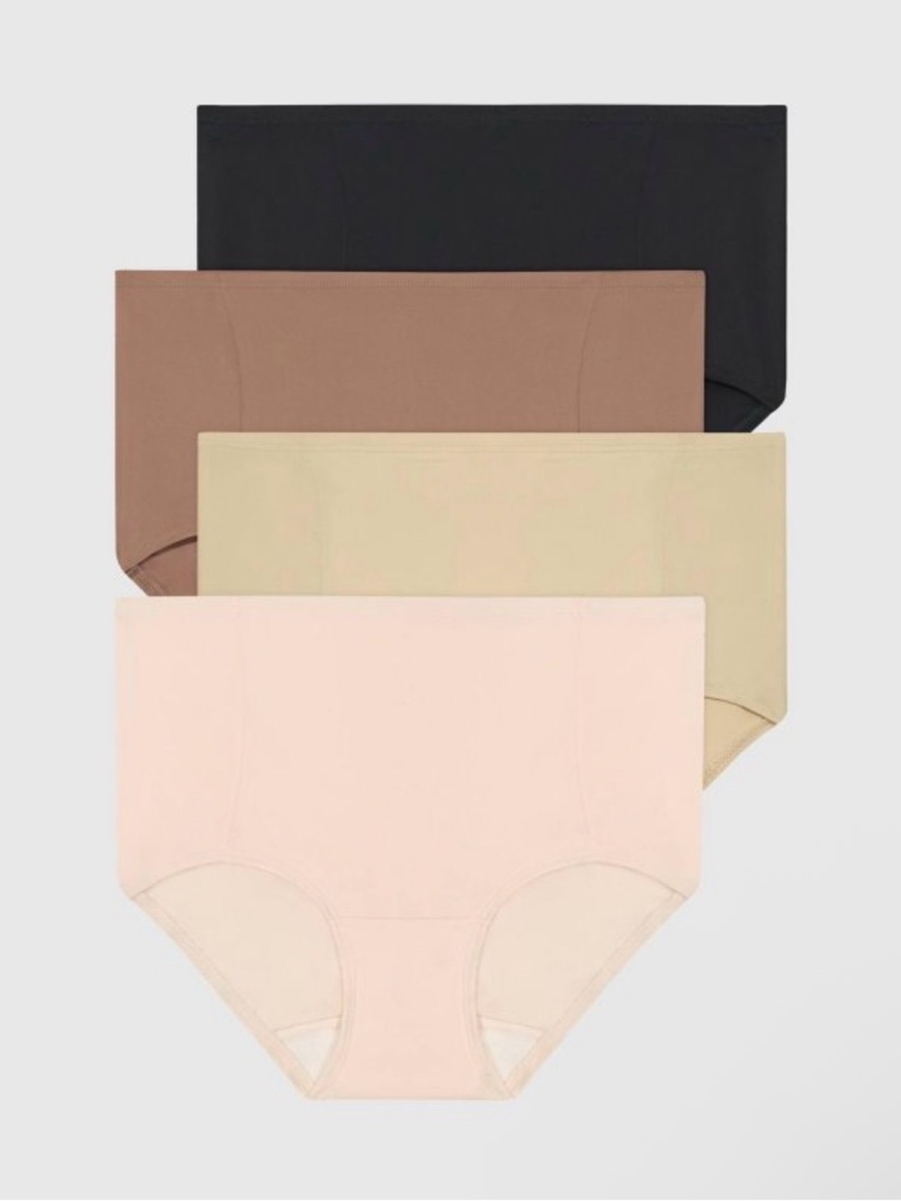 Hanes Premium Women's 4pk Tummy Control Brief Underwear Size S